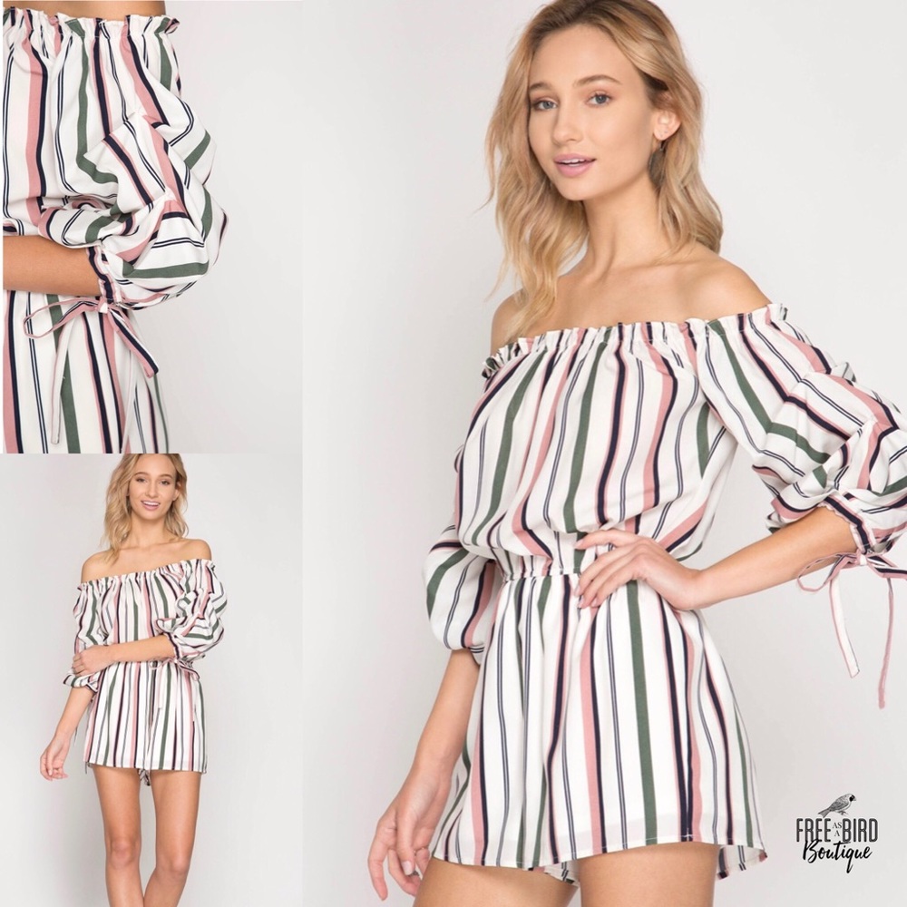 Striped Romper